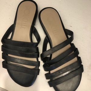 real leather flat shoes size 6